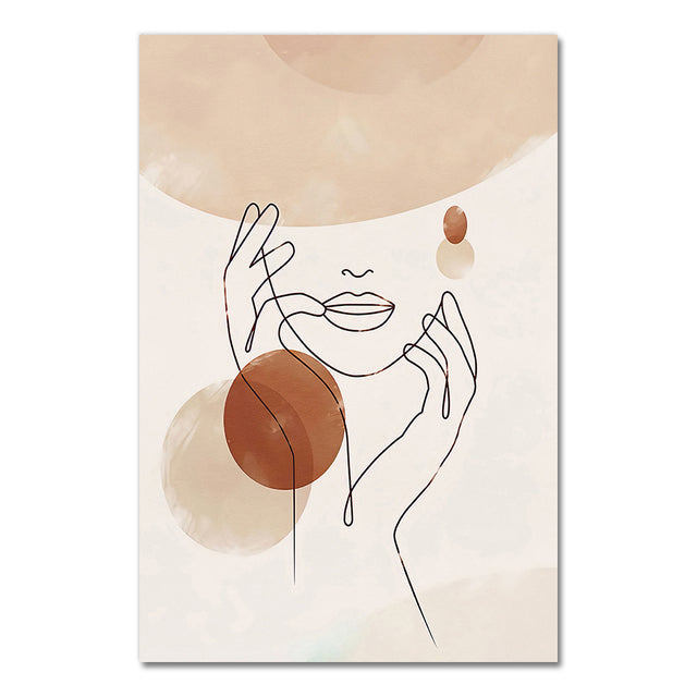 Linear Muse Canvas Prints