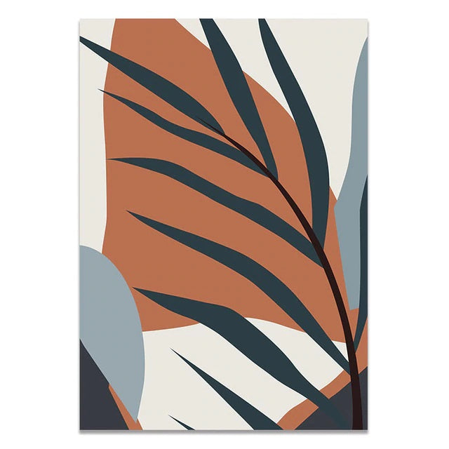 Tropical Shapes Canvas Print