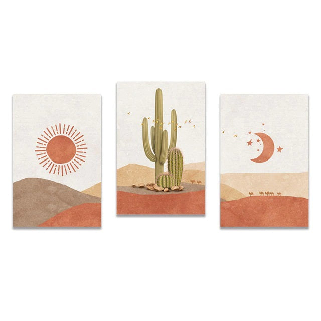 Sun & Moon Balance Canvas Print