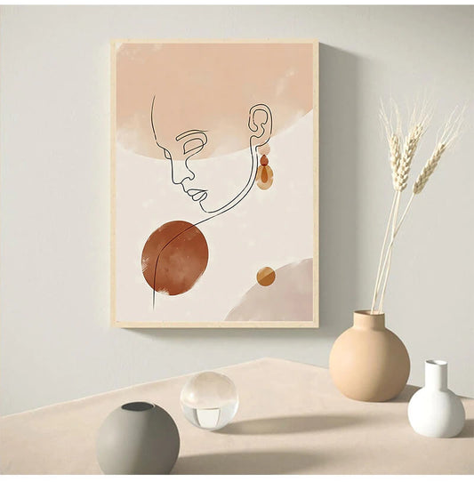 Linear Muse Canvas Prints