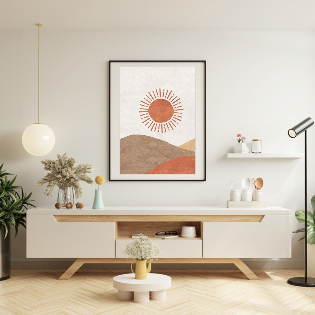 Sun & Moon Balance Canvas Print