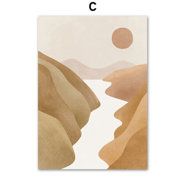 Boho Landscape Canvas Prints