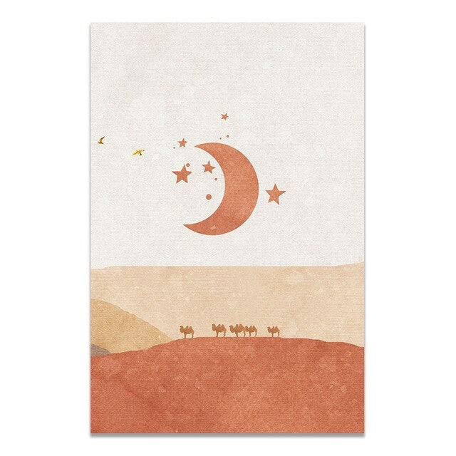 Sun & Moon Balance Canvas Print