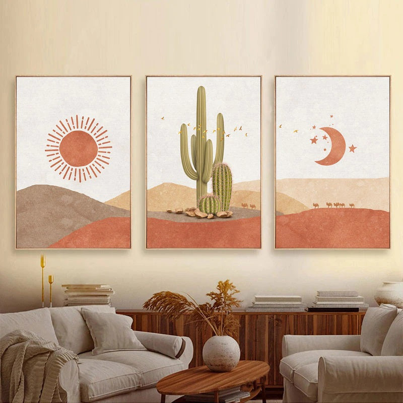 Sun & Moon Balance Canvas Print