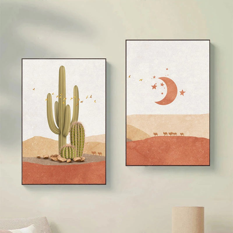 Sun & Moon Balance Canvas Print