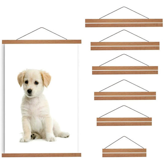 Minimalist Wooden Magnetic Poster Frame