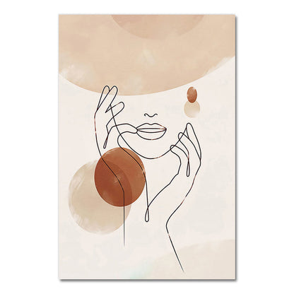 Linear Muse Canvas Prints
