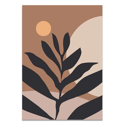 Tropical Shapes Canvas Print