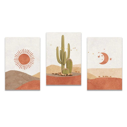 Sun & Moon Balance Canvas Print