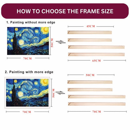 DIY Stretcher Bar Frame Kit for Canvas Prints