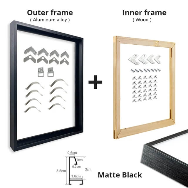 Premium Metal Canvas Frame Kit