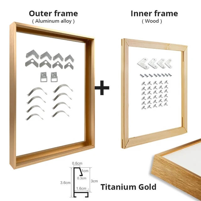 Premium Metal Canvas Frame Kit