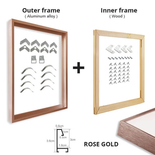 Premium Metal Canvas Frame Kit