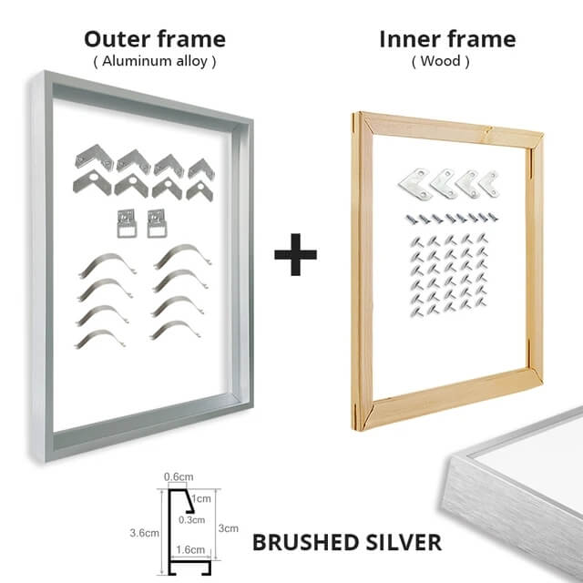 Premium Metal Canvas Frame Kit