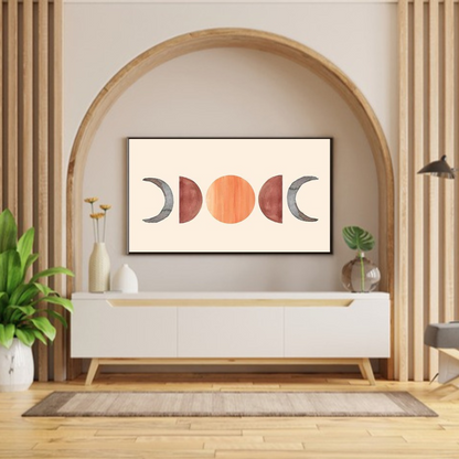 Moon Phase Canvas Print
